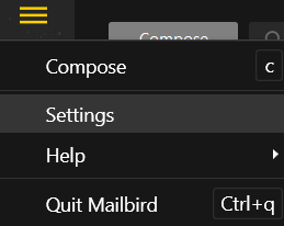 how to show only unread on mailbird