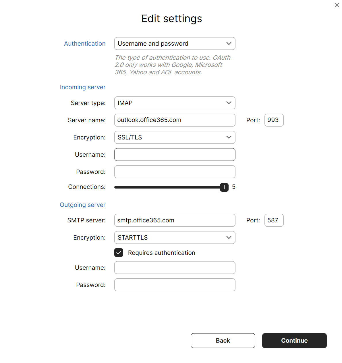 how many email accounts can you have on mailbird lite