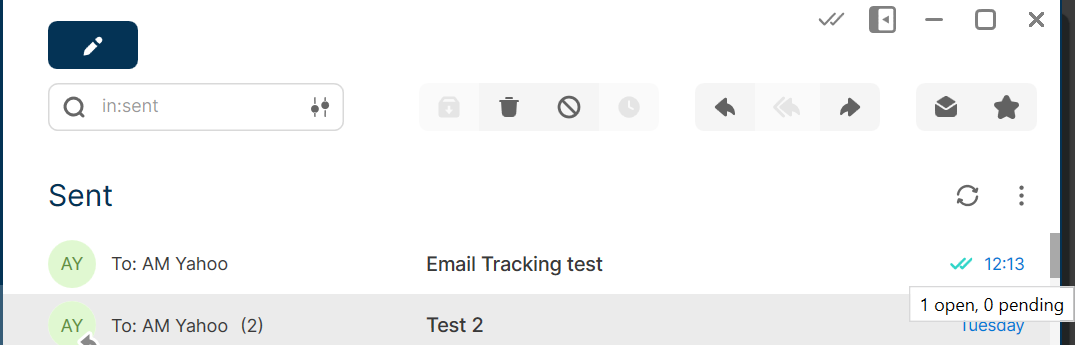 track email opens with r mailbird