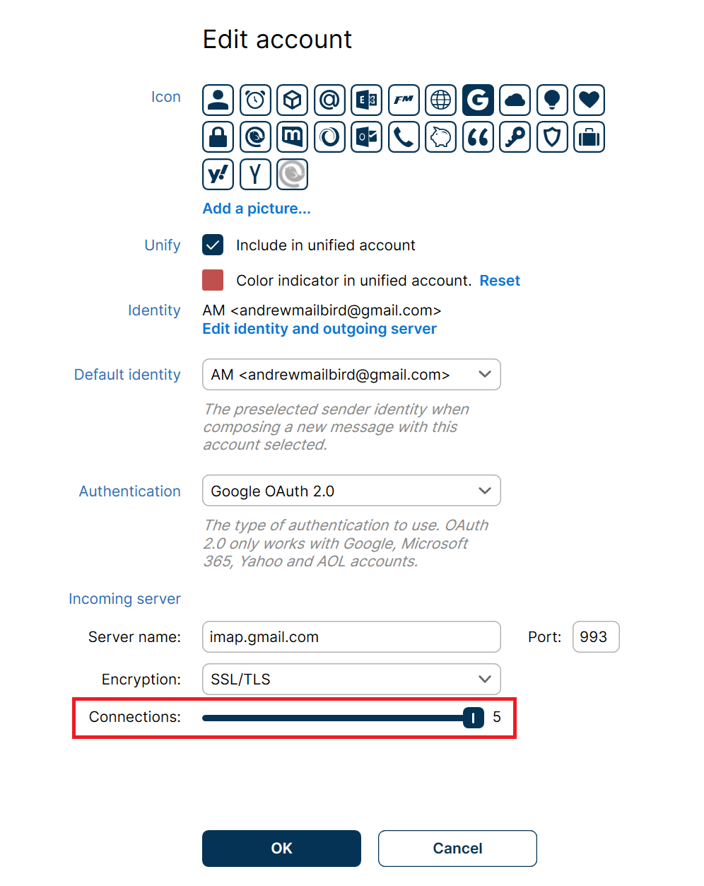 mailbird stuck on syncing