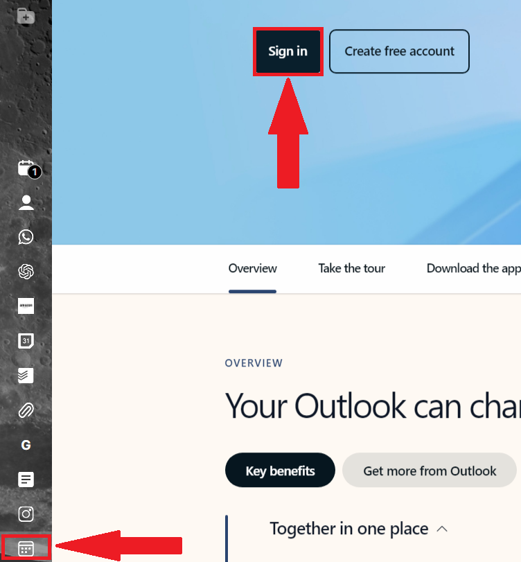 can mailbird access outlook calendar