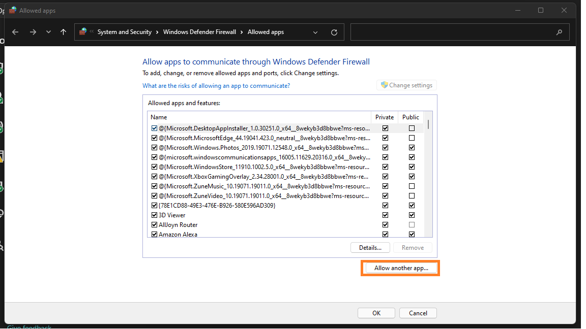 internet settings blocking mailbird