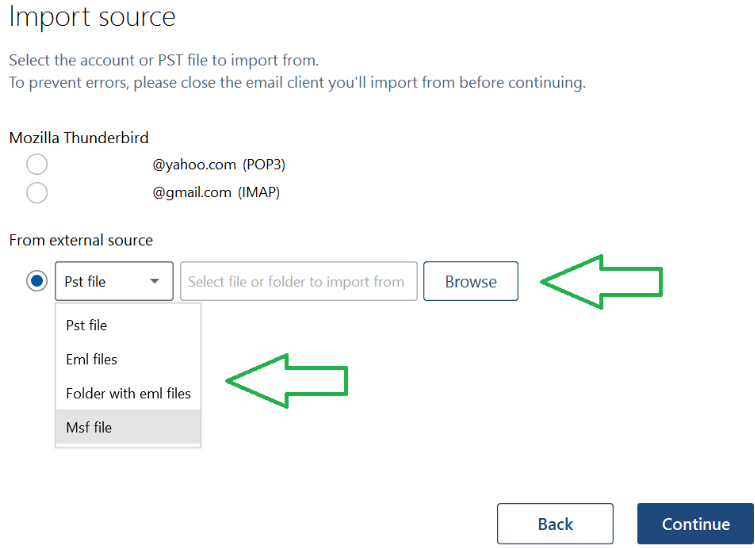 mailbird settings import