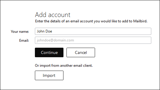 how to log out of mailbird account